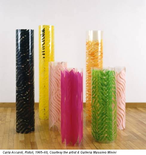 Carla Accardi, Rotoli, 1965–68, Courtesy the artist & Galleria Massimo Minini