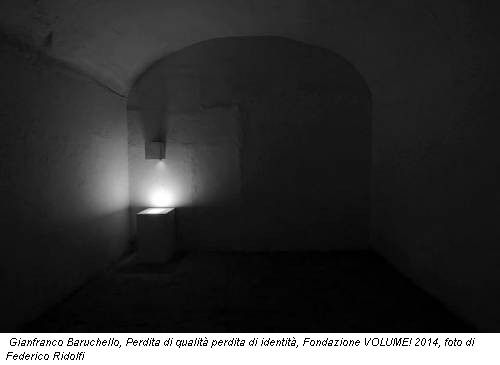 Gianfranco Baruchello, Perdita di qualità perdita di identità, Fondazione VOLUME! 2014, foto di Federico Ridolfi