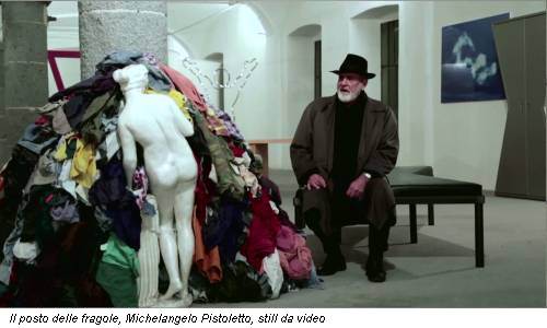 Il posto delle fragole, Michelangelo Pistoletto, still da video
