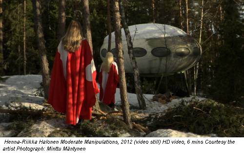Henna-Riikka Halonen Moderate Manipulations, 2012 (video still) HD video, 6 mins Courtesy the artist Photograph: Minttu Mäntynen