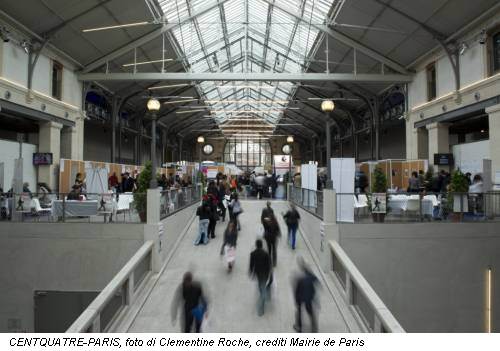 CENTQUATRE-PARIS, foto di Clementine Roche, crediti Mairie de Paris