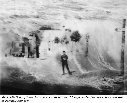 Annabella Cuomo, Terra Sostienimi, sovrapposizioni di fotografie d'archivio personale ristampate su acetato,20x30,2014