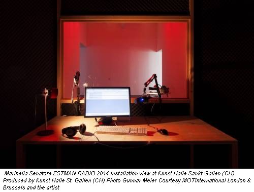 Marinella Senatore ESTMAN RADIO 2014 Installation view at Kunst Halle Sankt Gallen (CH) Produced by Kunst Halle St. Gallen (CH) Photo Gunnar Meier Courtesy MOTInternational London & Brussels and the artist