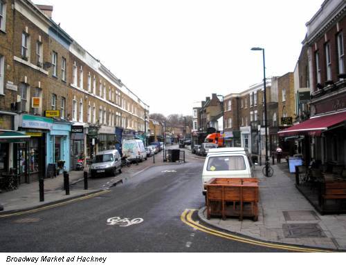 Broadway Market ad Hackney