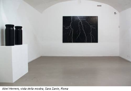Abel Herrero, vista della mostra, Sara Zanin, Roma