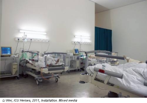 Li Wei, ICU Heroes, 2011, Installation. Mixed media
