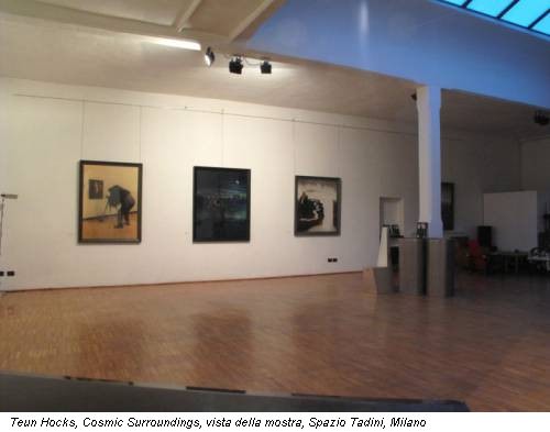 Teun Hocks, Cosmic Surroundings, vista della mostra, Spazio Tadini, Milano