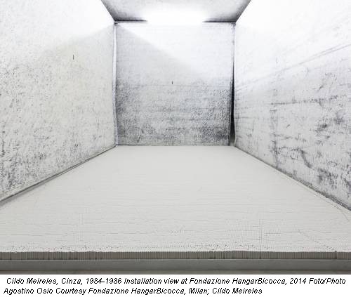 Cildo Meireles, Cinza, 1984-1986 Installation view at Fondazione HangarBicocca, 2014 Foto/Photo Agostino Osio Courtesy Fondazione HangarBicocca, Milan; Cildo Meireles