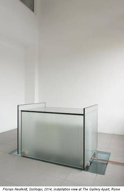 Florian Neufeldt, Soliloqui, 2014, installation view at The Gallery Apart, Rome