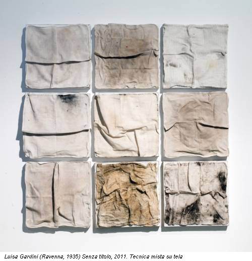 Luisa Gardini (Ravenna, 1935) Senza titolo, 2011. Tecnica mista su tela