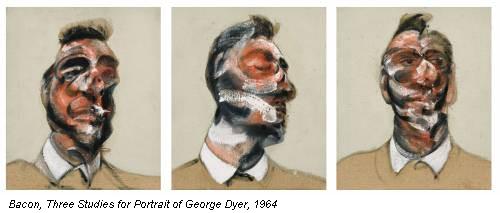 Bacon, Three Studies for Portrait of George Dyer, 1964