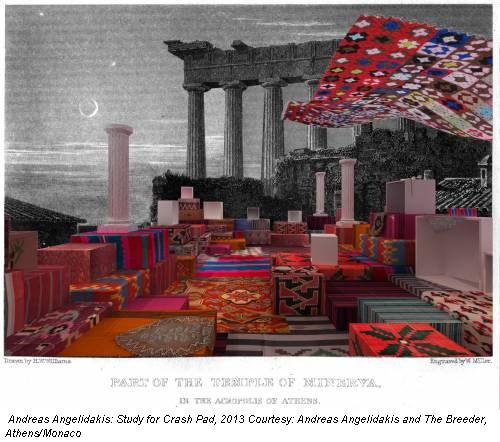 Andreas Angelidakis: Study for Crash Pad, 2013 Courtesy: Andreas Angelidakis and The Breeder, Athens/Monaco