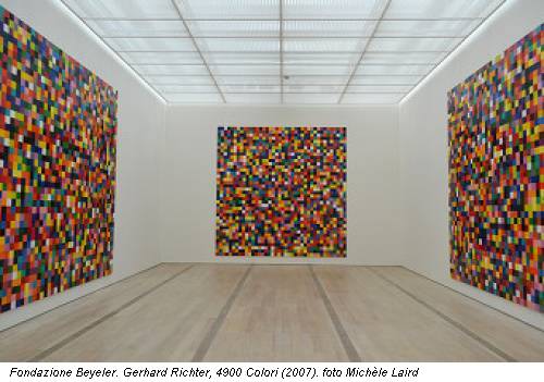 Fondazione Beyeler. Gerhard Richter, 4900 Colori (2007). foto Michèle Laird