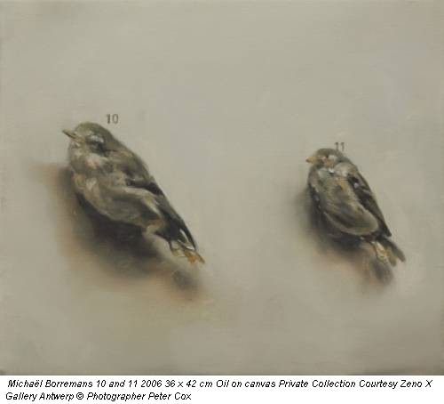 Michaël Borremans 10 and 11 2006 36 x 42 cm Oil on canvas Private Collection Courtesy Zeno X Gallery Antwerp © Photographer Peter Cox