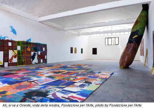 Ah, si va a Oriente, vista della mostra, Fondazione per l'Arte, photo by Fondazione per l'Arte