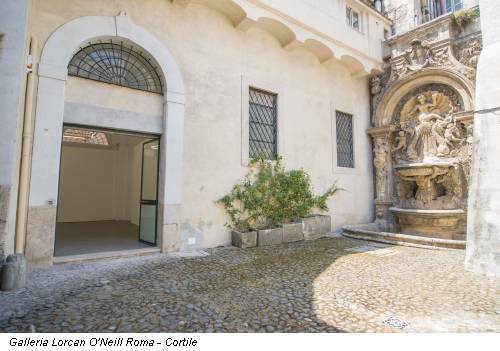 Galleria Lorcan O'Neill Roma - Cortile