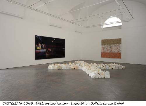 CASTELLANI, LONG, WALL, Installation view - Luglio 2014 - Galleria Lorcan O'Neill