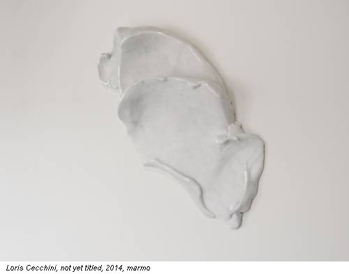 Loris Cecchini, not yet titled, 2014, marmo