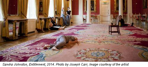 Sandra Johnston, Entitlement, 2014. Photo by Joseph Carr, Image courtesy of the artist