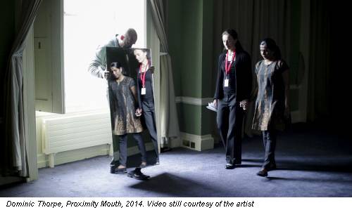 Dominic Thorpe, Proximity Mouth, 2014. Video still courtesy of the artist