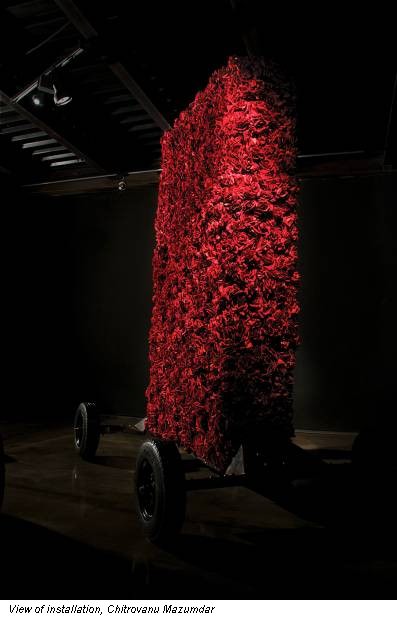 View of installation, Chitrovanu Mazumdar