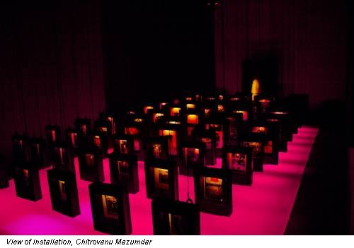 View of installation, Chitrovanu Mazumdar