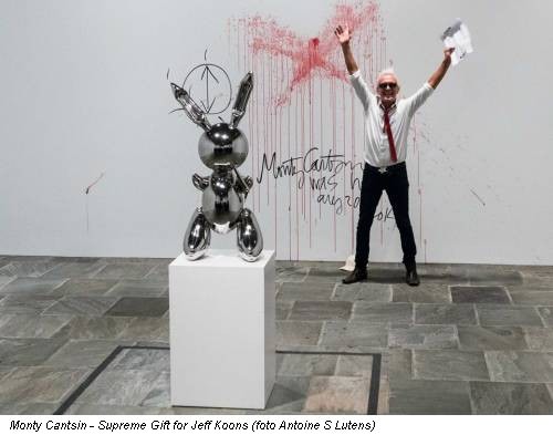 Monty Cantsin - Supreme Gift for Jeff Koons (foto Antoine S Lutens)