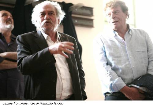 Jannis Kounellis, foto di Maurizio Isidori