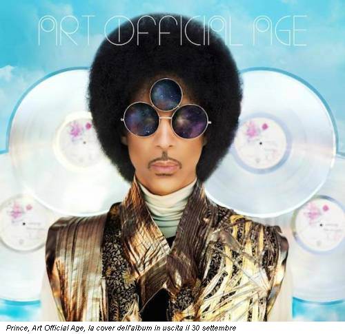 Prince, Art Official Age, la cover dell'album in uscita il 30 settembre