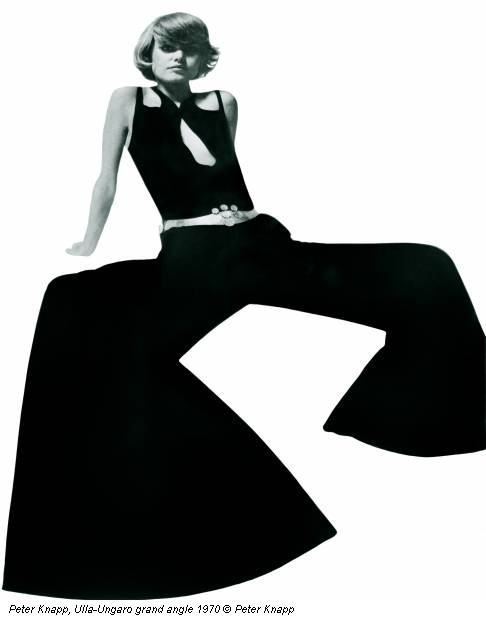 Peter Knapp, Ulla-Ungaro grand angle 1970 &copy; Peter Knapp