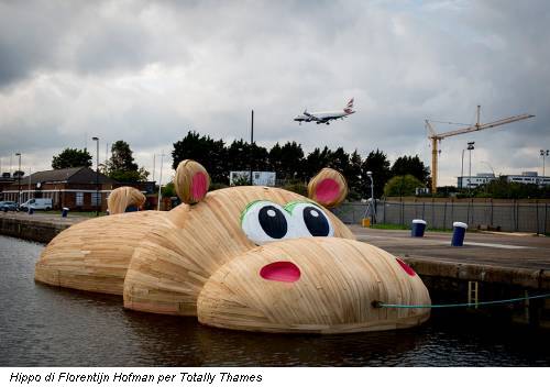 Hippo di Florentijn Hofman per Totally Thames