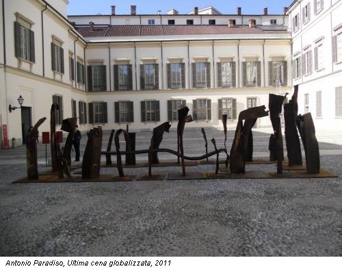 Antonio Paradiso, Ultima cena globalizzata, 2011