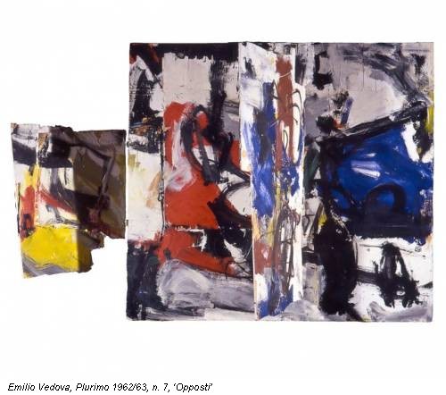Emilio Vedova, Plurimo 1962/63, n. 7, ‘Opposti’