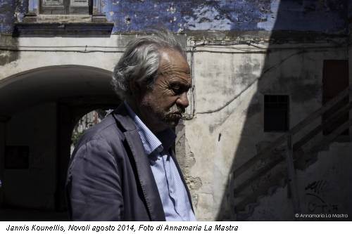 Jannis Kounellis, Novoli agosto 2014, Foto di Annamaria La Mastra