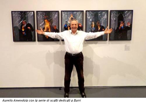 Aurelio Amendola con la serie di scatti dedicati a Burri