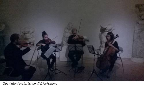 Quartetto d'archi, terme di Diocleziano