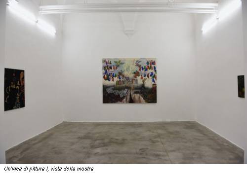 Un'idea di pittura I, vista della mostra