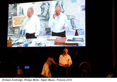 William Kentridge, Philipp Miller, Paper Music, Firenze 2014