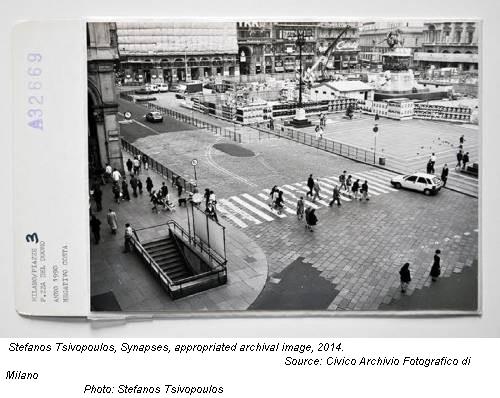 Stefanos Tsivopoulos, Synapses, appropriated archival image, 2014. Source: Civico Archivio Fotografico di Milano Photo: Stefanos Tsivopoulos