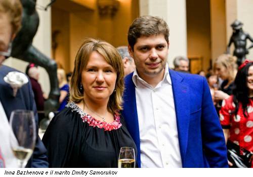Inna Bazhenova e il marito Dmitry Samorukov