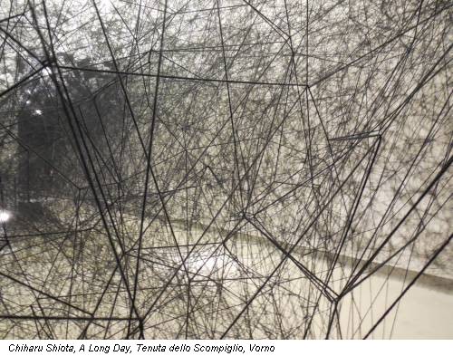 Chiharu Shiota, A Long Day, Tenuta dello Scompiglio, Vorno