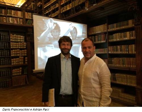 Dario Franceschini e Adrian Paci