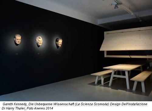 Gareth Kennedy, Die Unbequeme Wissenschaft (La Scienza Scomoda) Design Dell'installazione Di Harry Thaler, Foto Aneres 2014