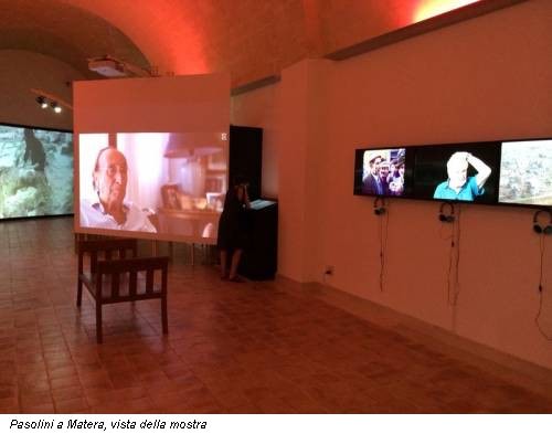 Pasolini a Matera, vista della mostra