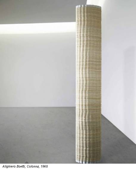 Alighiero Boetti, Colonna, 1968