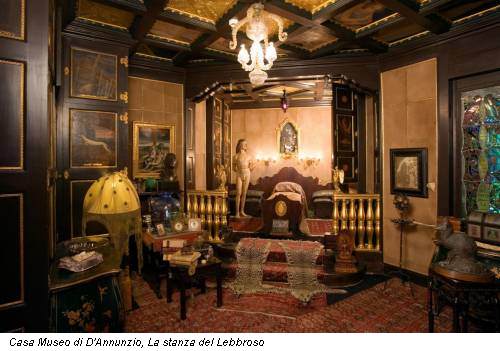 Casa Museo di D'Annunzio, La stanza del Lebbroso