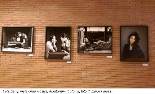 Kate Barry, vista della mostra, Auditorium di Roma, foto di mario Finazzi