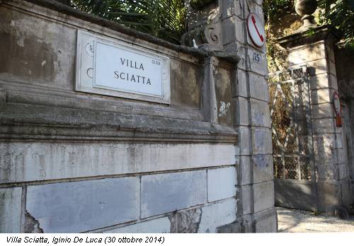 Villa Sciatta, Iginio De Luca (30 ottobre 2014)