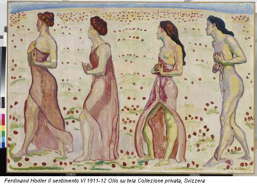 Ferdinand Hodler Il sentimento VI 1911-12 Olio su tela Collezione privata, Svizzera