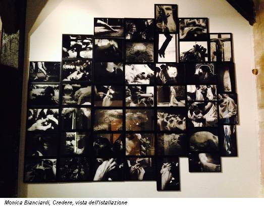 Monica Bianciardi, Credere, vista dell'istallazione